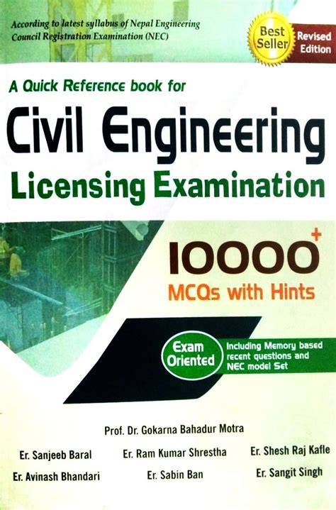 A Quick Reference Book For Civil Engineering Licensing Examination