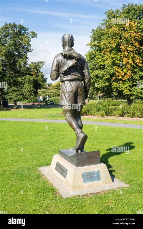 Statue Of Footballer And Famous Manager Brian Clough In Albert Park