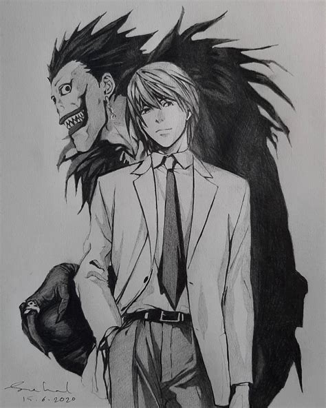 Light and ryuk. : r/deathnote