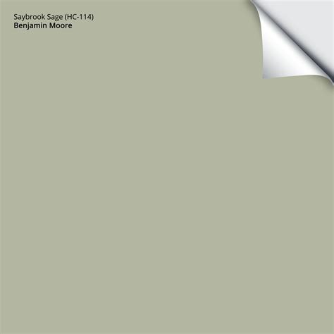 Saybrook Sage Paint Sample By Benjamin Moore Hc 114 Peel Stick Paint