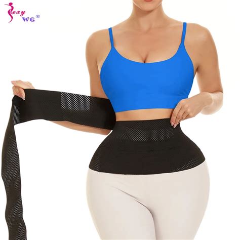 Sexywg Waist Trainer Slimming Tummy Wrap Body Shaper Women Workout