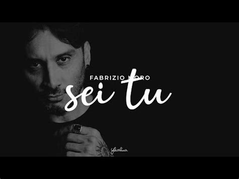 Sei Tu Sanremo Fabrizio Moro Cover Alberto Virga Youtube Music