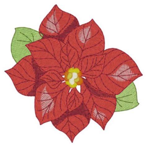 Poinsettia Machine Embroidery Design Embroidery Library At