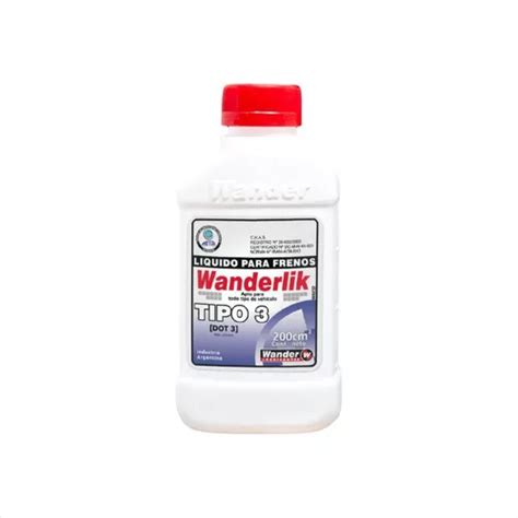 Pack X 12 Liquido De Freno Dot 3 Wander 200cc Wanderlik