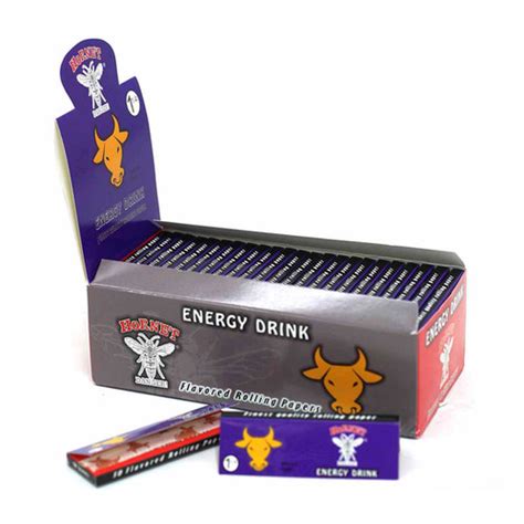 Caja De Papel Para Fumar Hornet Sabor Energy Drink Electro Glow