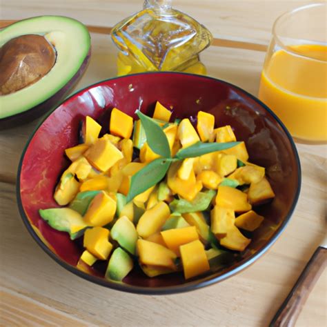 Erfrischender Mango Avocado Salat Rezept