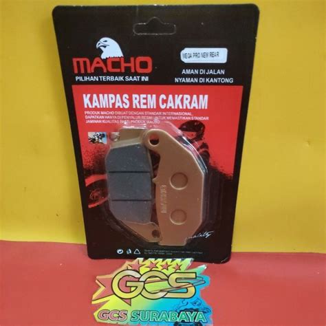 Jual Discpad Kampas Rem Cakram Belakang Mega Pro New Mono Shock Cb R