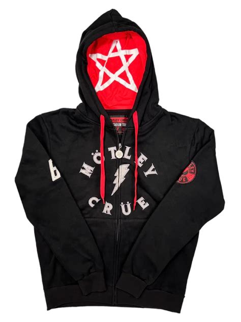 Stadium Tour Zip Up Hoodie Motley Crue Hoodie