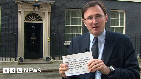 EU Referendum Government To Spend 9 3m On Leaflets BBC News