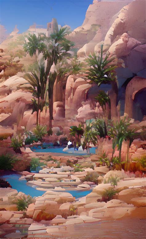 Fantasy Desert Artwork Wallpaper