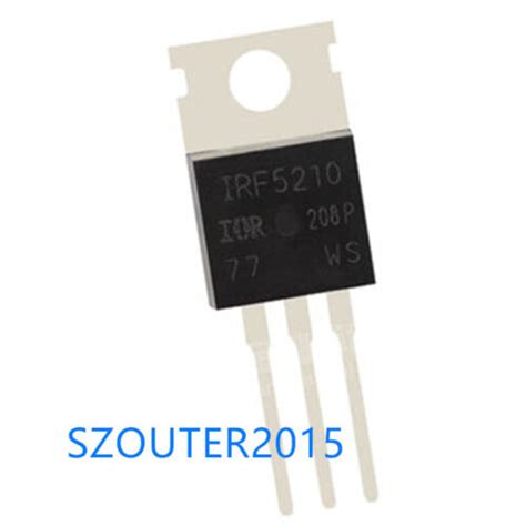 2PCS IRF5210 Transistor P-MOSFET 100V 40A 200W TO220AB NEW #F12 | eBay