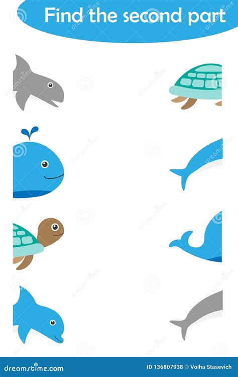 Ocean Animals For Kids Worksheets