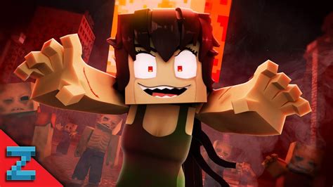 Zombie Girl 🧠 Minecraft Music Video Animation Macabre Rotting Girl Youtube