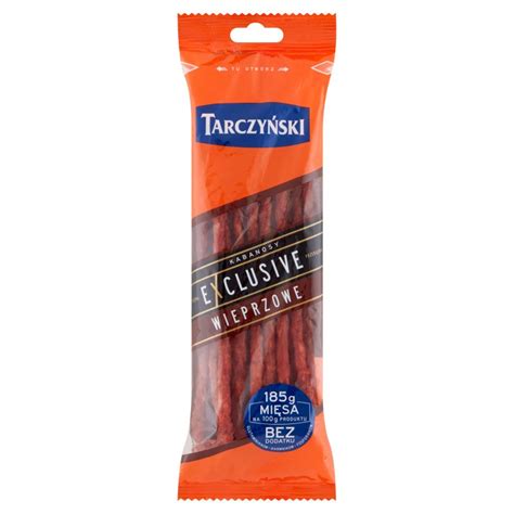 Tarczyński Kabanosy Exclusive wieprzowe 105 g Torimpex Toruń