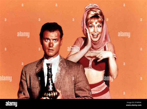 I Dream Of Jeannie Larry Hagman Barbara Eden Local Caption