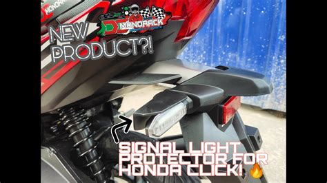 Honda Click Rear Signal Light Protector New Product Youtube