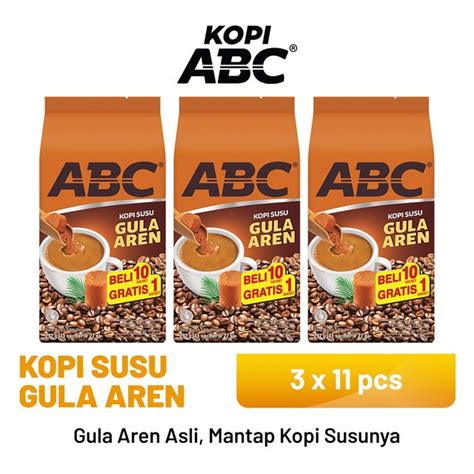 Jual Abc Kopi Susu Gula Aren Pack X Gr Bahan Makanan