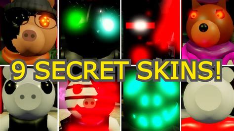 How To Get 9 SECRET SKINS In PIGGY TRAUMATIC EXPERIENCES Roblox