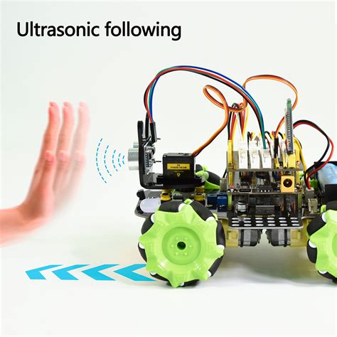 Keyestudio 4WD Mecanum Robot Car For Arduino STEM Smart DIY Robot Car Kit