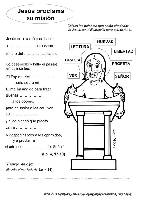 Educar Con Jes S Jes S Proclama Su Misi N Lc