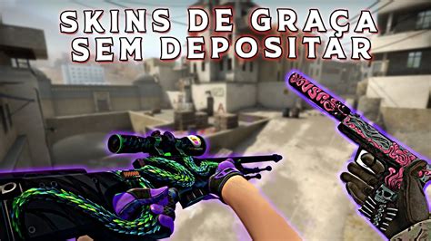 COMO GANHAR SKINS DE GRAÇA SEM DEPOSITAR NO CSGO YouTube