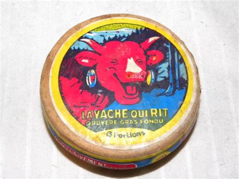 Rare Ancienne Petite Boite Publicitaire La Vache Qui Rit Benjamin