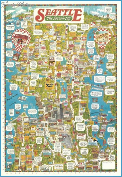 Seattle Map - TravelsFinders.Com