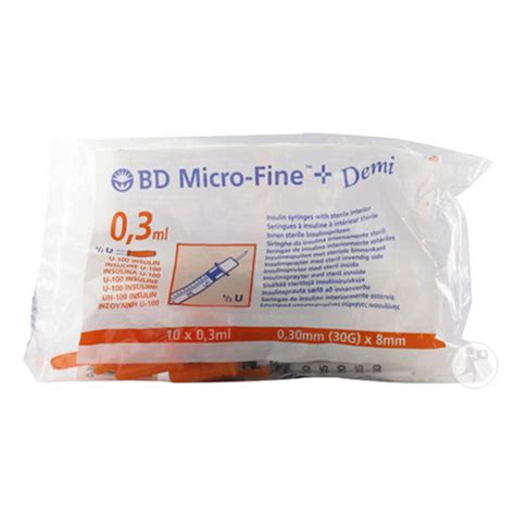 Compra Jeringa Para Insulina Bd Micro Fine Con Aguja G X Mm