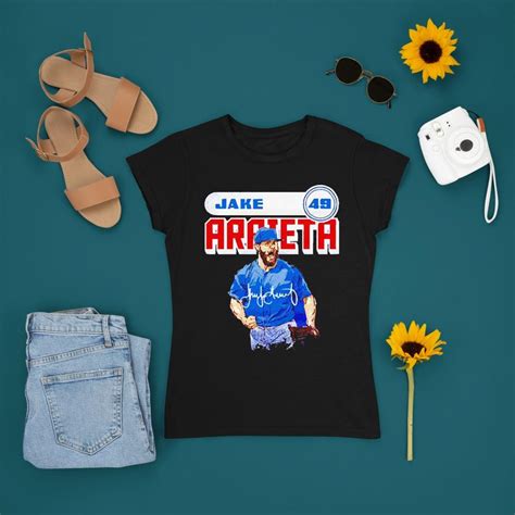 Jake Arrieta Chicago Cubs Retro Signature Shirt 1st Shirts