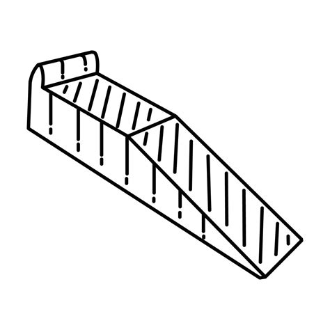 Rampen Symbol Gekritzel Handgezeichnet Oder Umriss Icon Stil 3216461