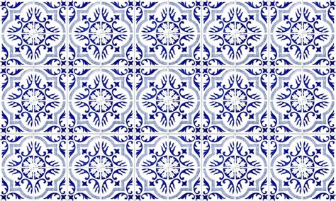 Premium Photo Seamless Portugal Or Spain Azulejo Tile High Resolution