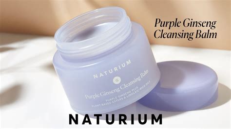 Introducing Naturium Purple Ginseng Cleansing Balm Youtube