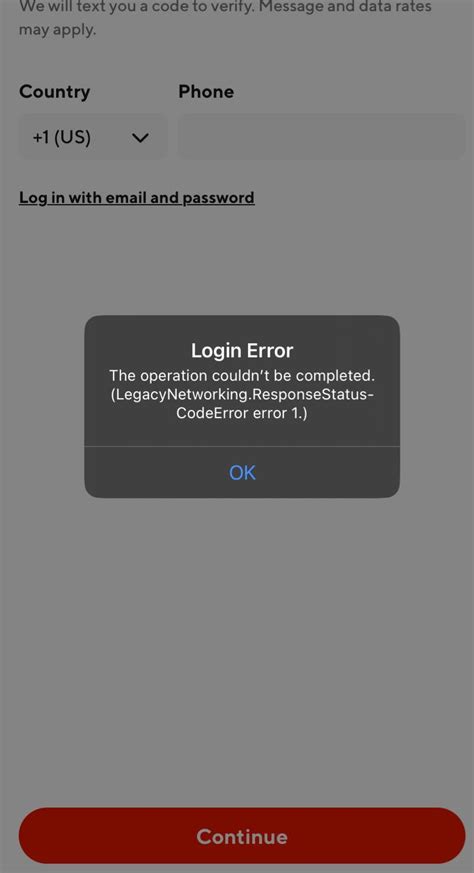 Dasher App Error Rdoordashdrivers