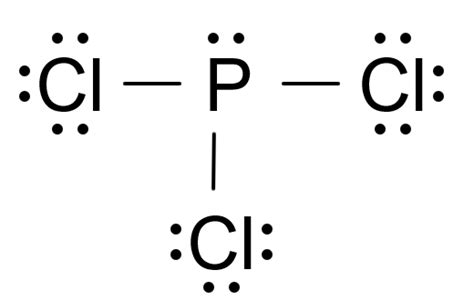 Pcl3 Phosphorus Trichloride Lewis Structure