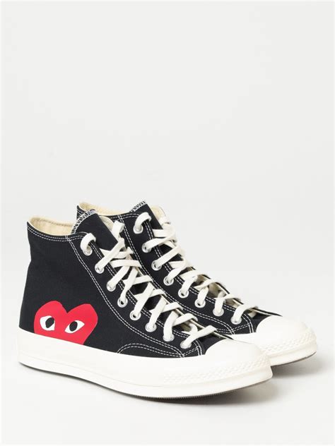 Comme Des Gar Ons Play X Converse Outlet Sneakers Men Black Comme