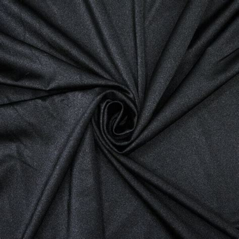 Nylon Lycra 4 Way Stretch Jersey Black Sample Gala Fabrics