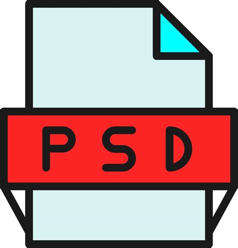 Psd File Format Icon 15828024 Vector Art At Vecteezy