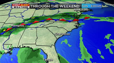 Stationary Front Weather Map