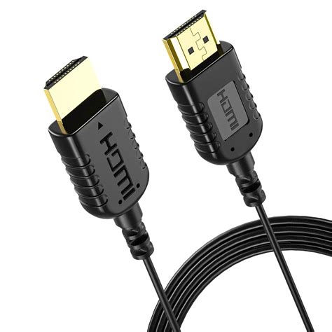 Foinnex Ultra Thin Hdmi Cable 6ft 4k Hyper Super Flexible Slim Hdmi