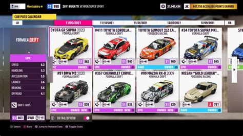 Every Car Included With Forza Horizon S Car Pass Dlc Traxion