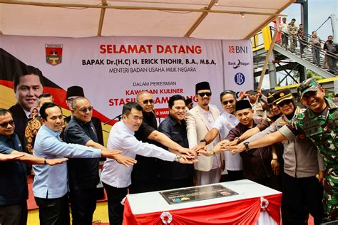 Stasiun Lambuang Bukittinggi Diresmikan Menteri Bumn Bakal Jadi Pusat