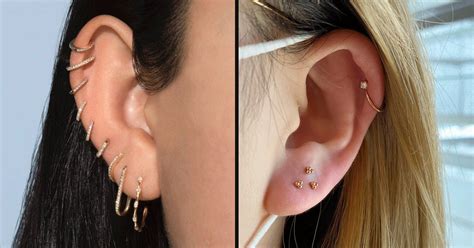 17 Minimalist Ear Piercings For Simple Style 49 Off