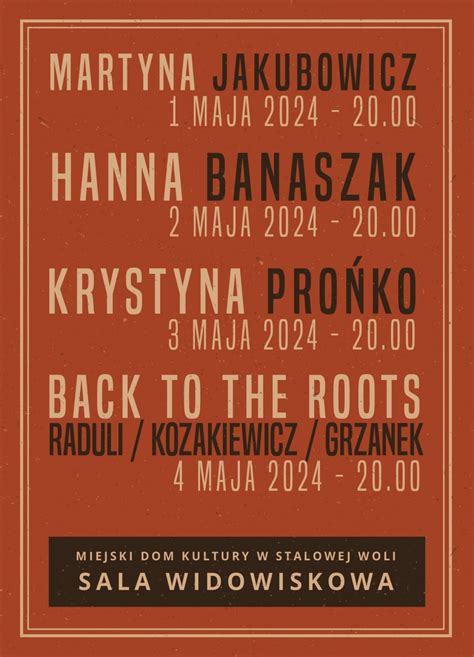 Bilety Na Back To The Roots Stalowa Wola