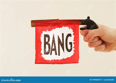 Bang Fake Gun Sound stock image. Image of effect, funny - 109420577