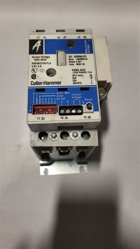 CONTACTOR NEMA SIZE LOW RANGE FLA CX 30 17504 11 SIB Electric Inc