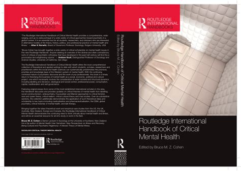 Pdf Routledge International Handbook Of Critical Mental Health