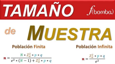 C Mo Determinar El Tama O De Muestra De Una Poblaci N