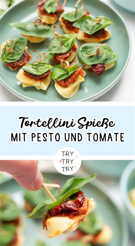 Vegetarische Tortellini Spie E Mit Pesto Trytrytry Rezept