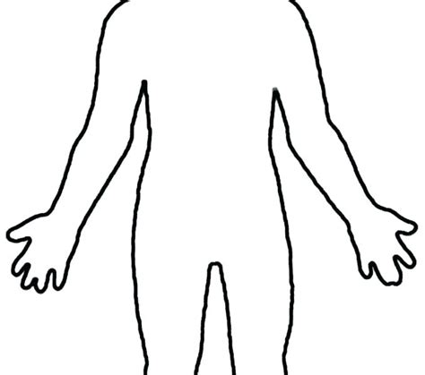 Human Body Line Drawing Free Download On Clipartmag