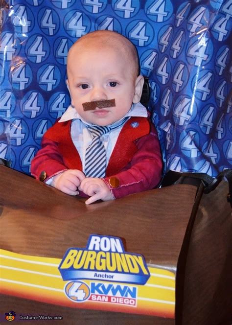 Ron Burgundy Baby Halloween Costume